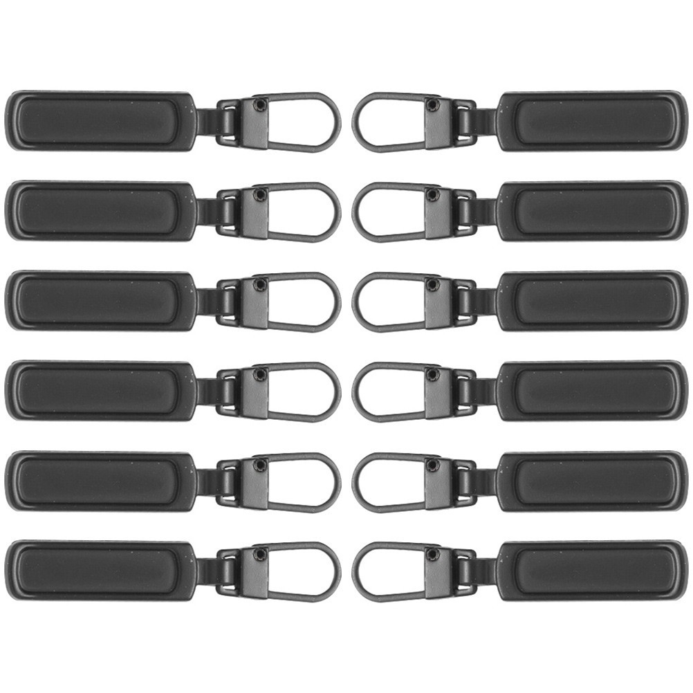 12 Pcs Replacement Zippers Accessories Backpack Pulls Detachable Heads