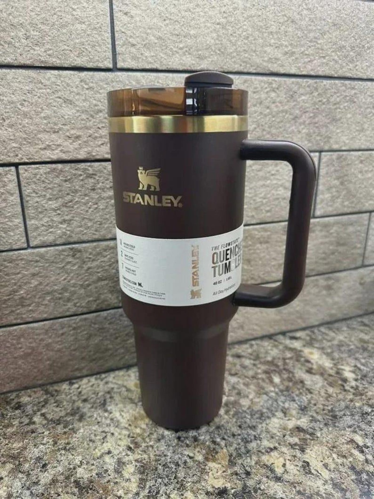 Stanley Chocolate Gold 40oz Quencher | Limited Edition | Factory Sealed Tumbler
