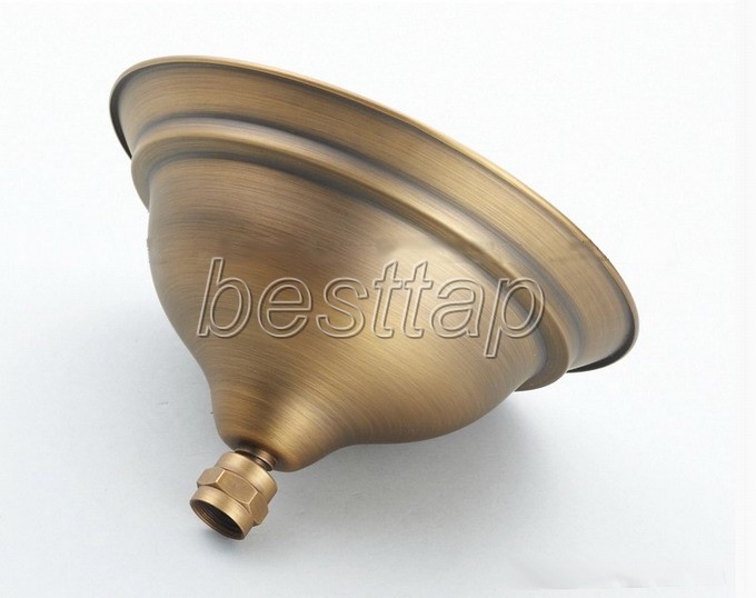 Antique Brass 8 inch Round Bathroom Accessory Rainfall Rain Shower Head ssh047