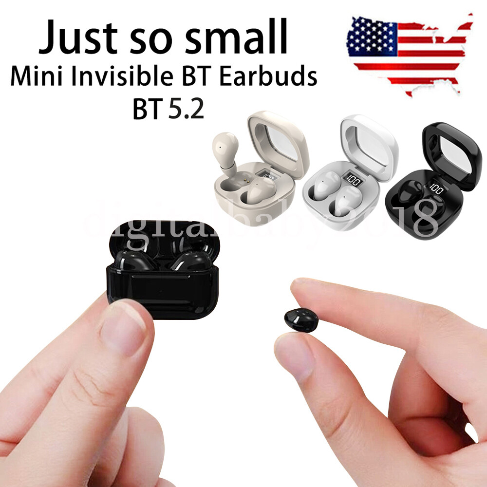 Invisible Earbuds Sleep Wireless Mini Earphones Bluetooth 5.3 Headphones Small