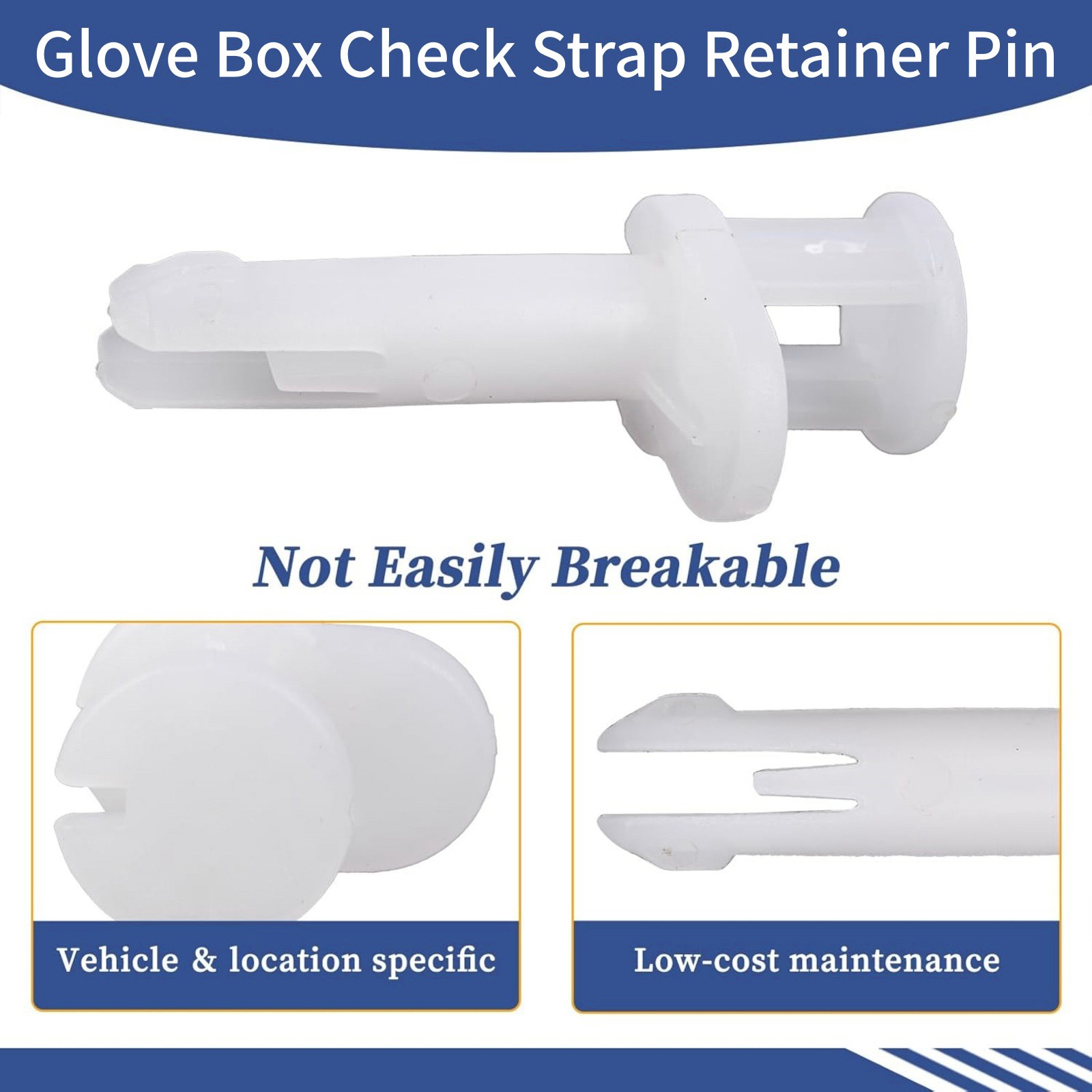 1PCS Glove Box Check Strap Retainer Pin Accessory For Ford Explorer 2013-2018