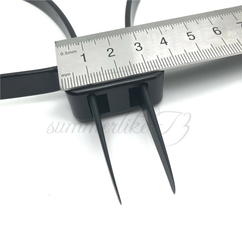 5pcs Handcuff Disposable Double FlexPlastic Cable Cuff Flex Restraints Binding