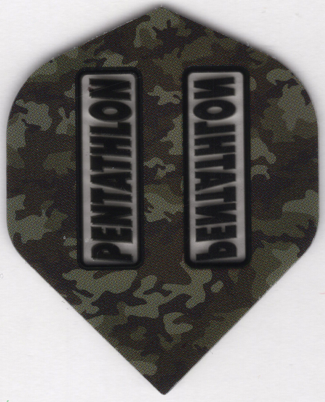 Camouflage PENTATHLON Dart Flights: 3 per set