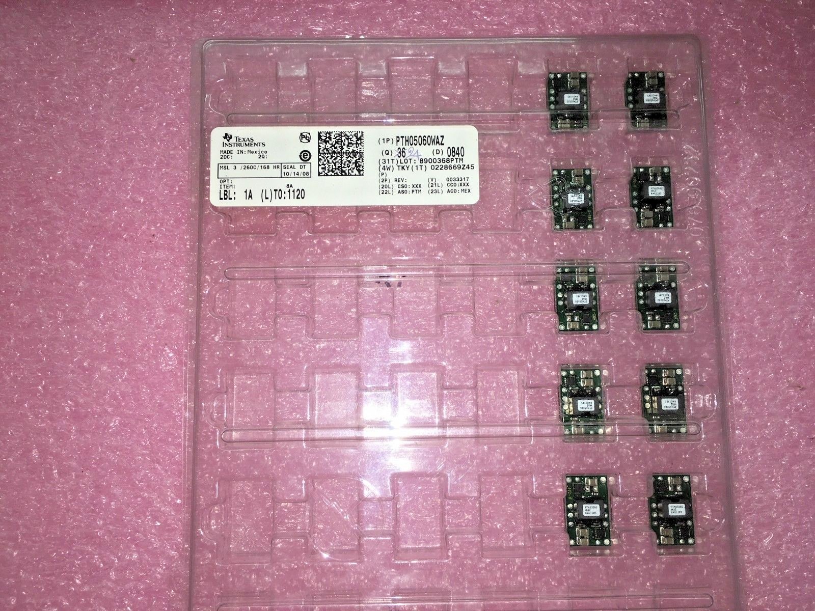 (2 PIECE LOT) PTH05060WAZ, TEXAS INSTRUMENTS, DC DC CONVERTER 0.8-3.6V 36W RoHS