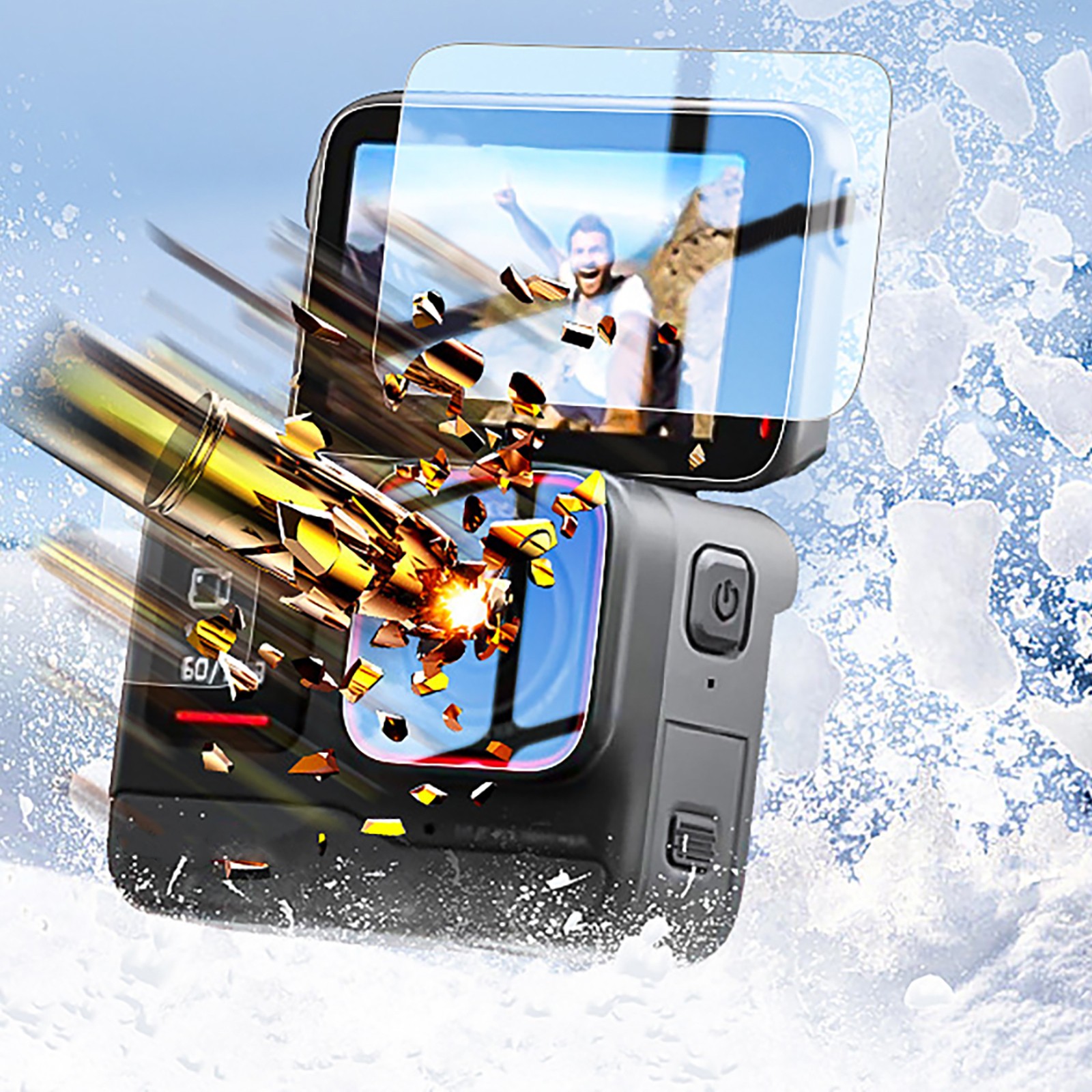 Bubble-free HD Tempered Glass Screen Protector For Insta360 Ace Pro Cameras