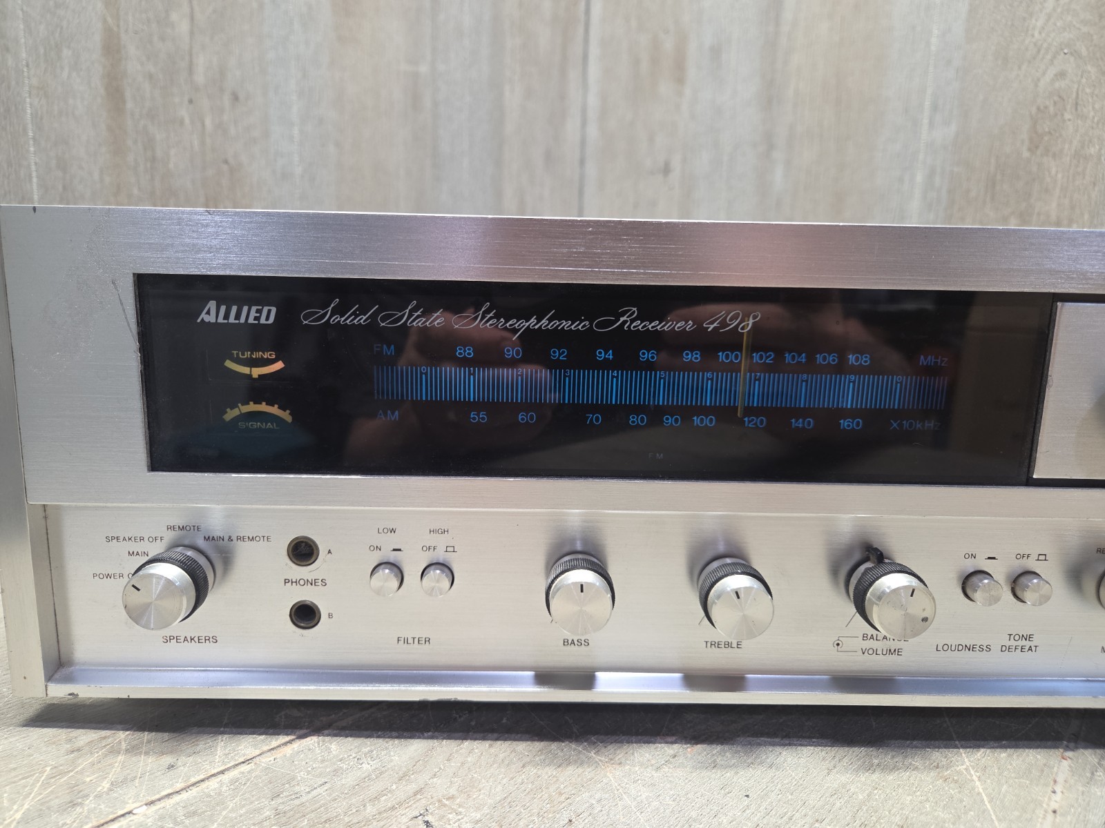 Vintage Allied 498 Solid State Stereophonic Receiver