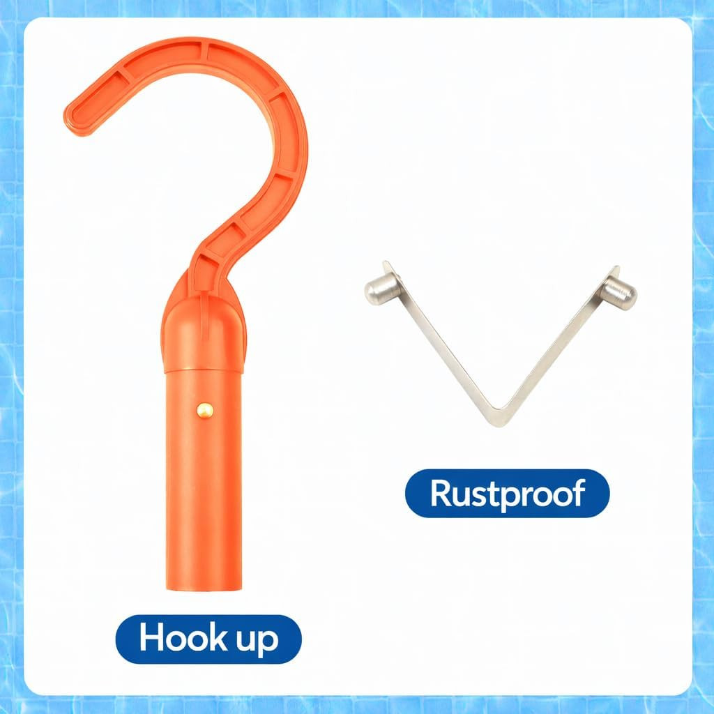 Hook for All Robotic Pool Cleaner, Bigger Accessories Hook Customized for Pool V