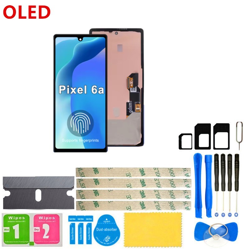 For Google Pixel 6A TFT / OLED LCD Display Touch Screen Digitizer Assembly