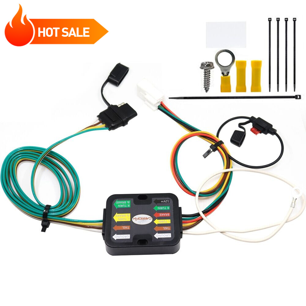 Custom Fit Subaru 4-Way Flat Trailer Wiring Harness Plug & Play Installation