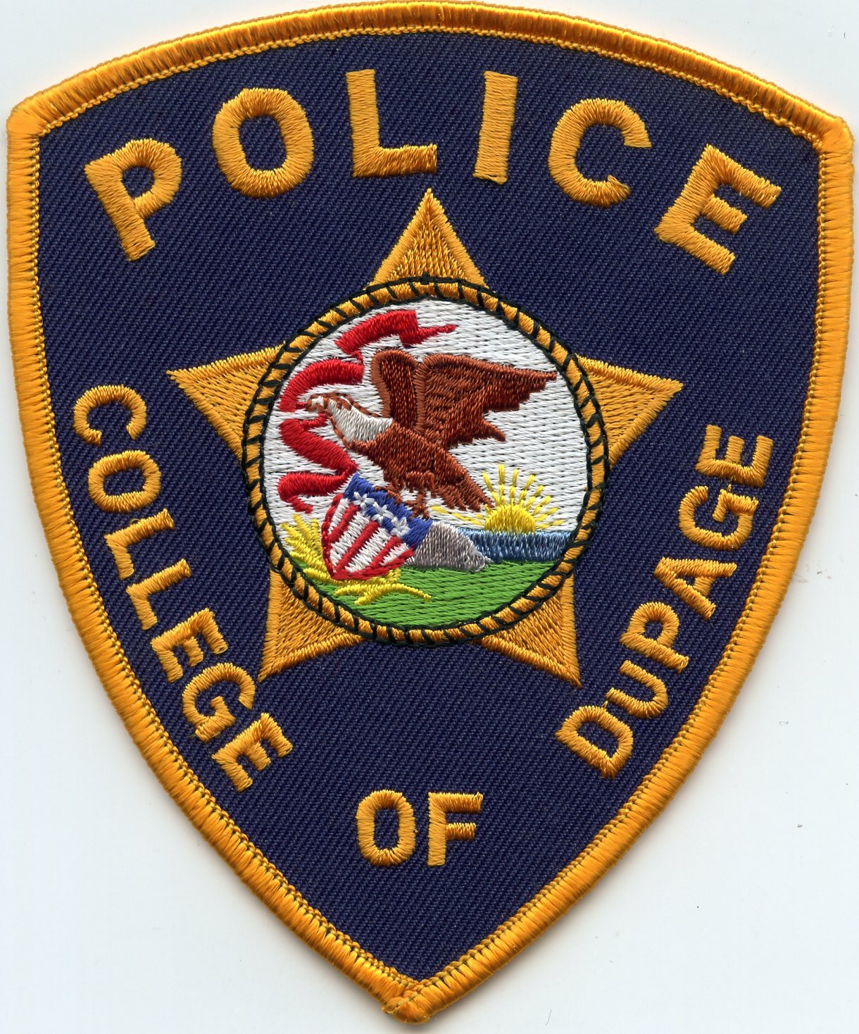 COLLEGE OF DuPAGE ILLINOIS IL POLICE PATCH