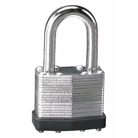 Zoro Select 1803Kalhwwg Padlock, Keyed Alike, Long Shackle, Rectangular Steel,