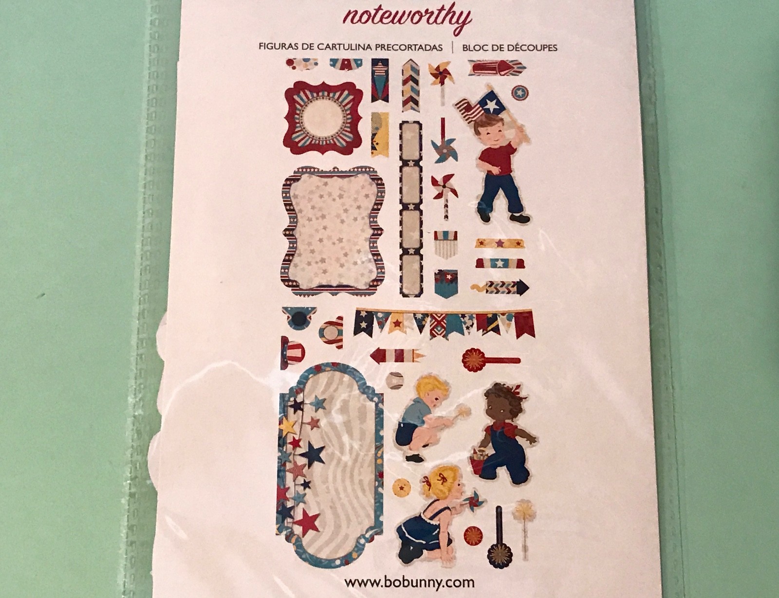 BO BUNNY NOTEWORTHY DIE CUTS FIRECRACKER
