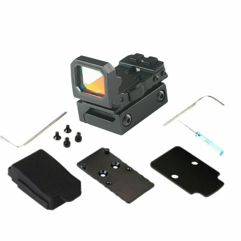 Tactical Red Dot Sight Reflex Scope Foldable Pistol Rifle Mini Holographic Sight