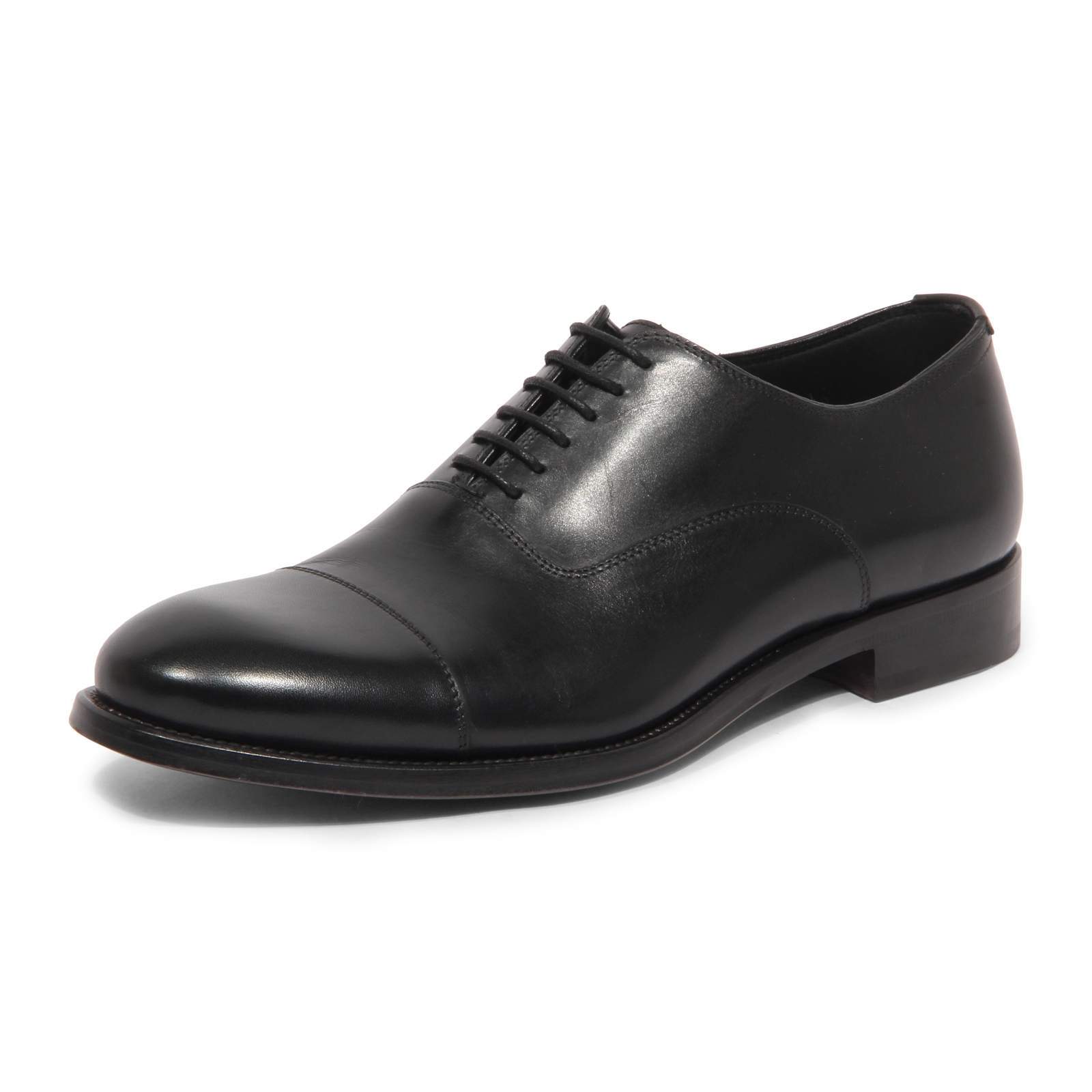 I0406 men's laced shoe CARACCIOLO man shoes black
