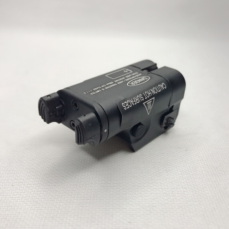 XC2 Tactical Light Compact Flashlight for 20mm With Red Dot Laser