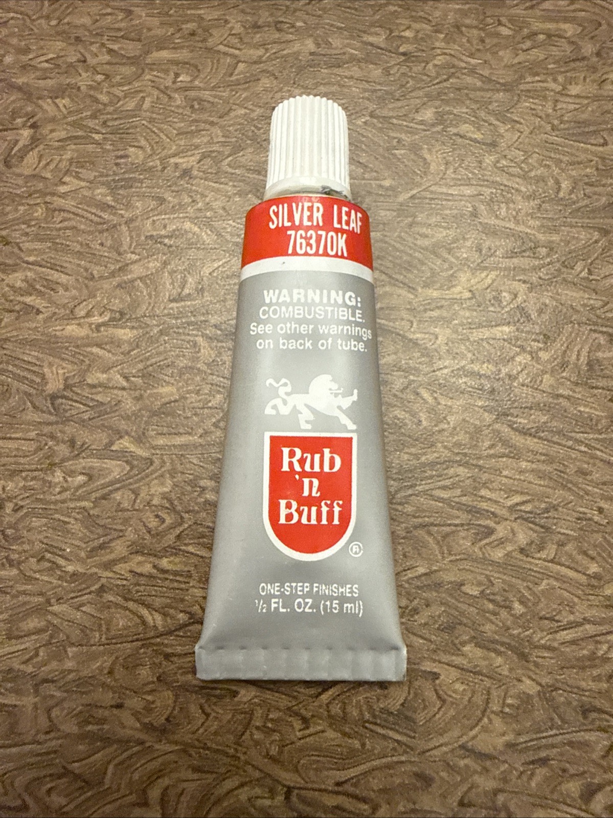AMACO Silver Leaf Rub 'N Buff 15ml Used