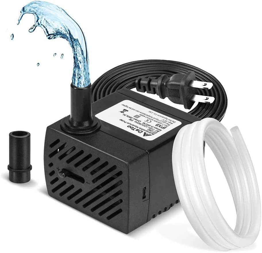 95GPH 5W Small Submersible Water Pump Mini Fountain Pump Ultra Quiet for Aquariu