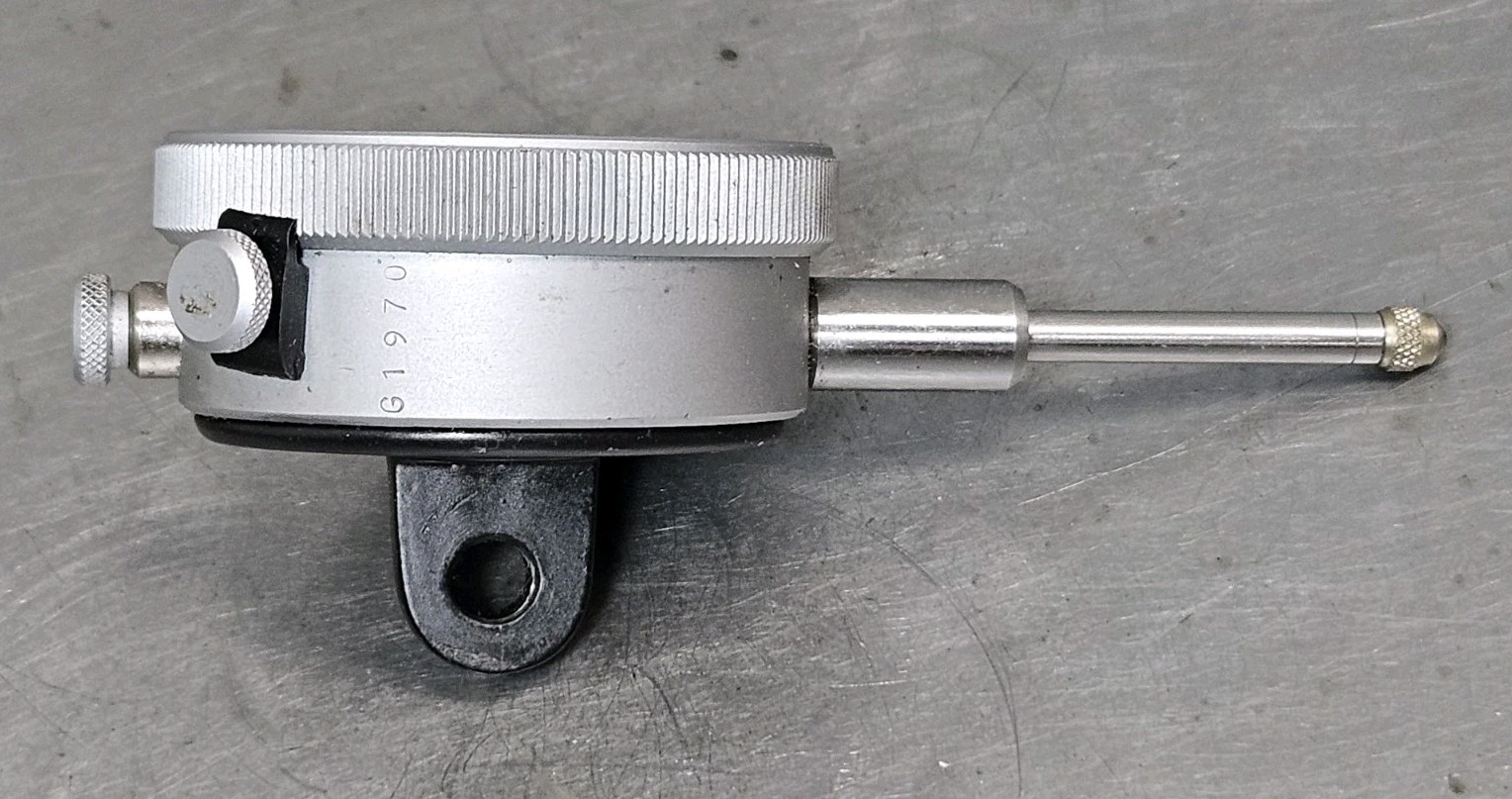 Starrett No. 657D magnetic base with a Fowler 1" dial indicator - 657