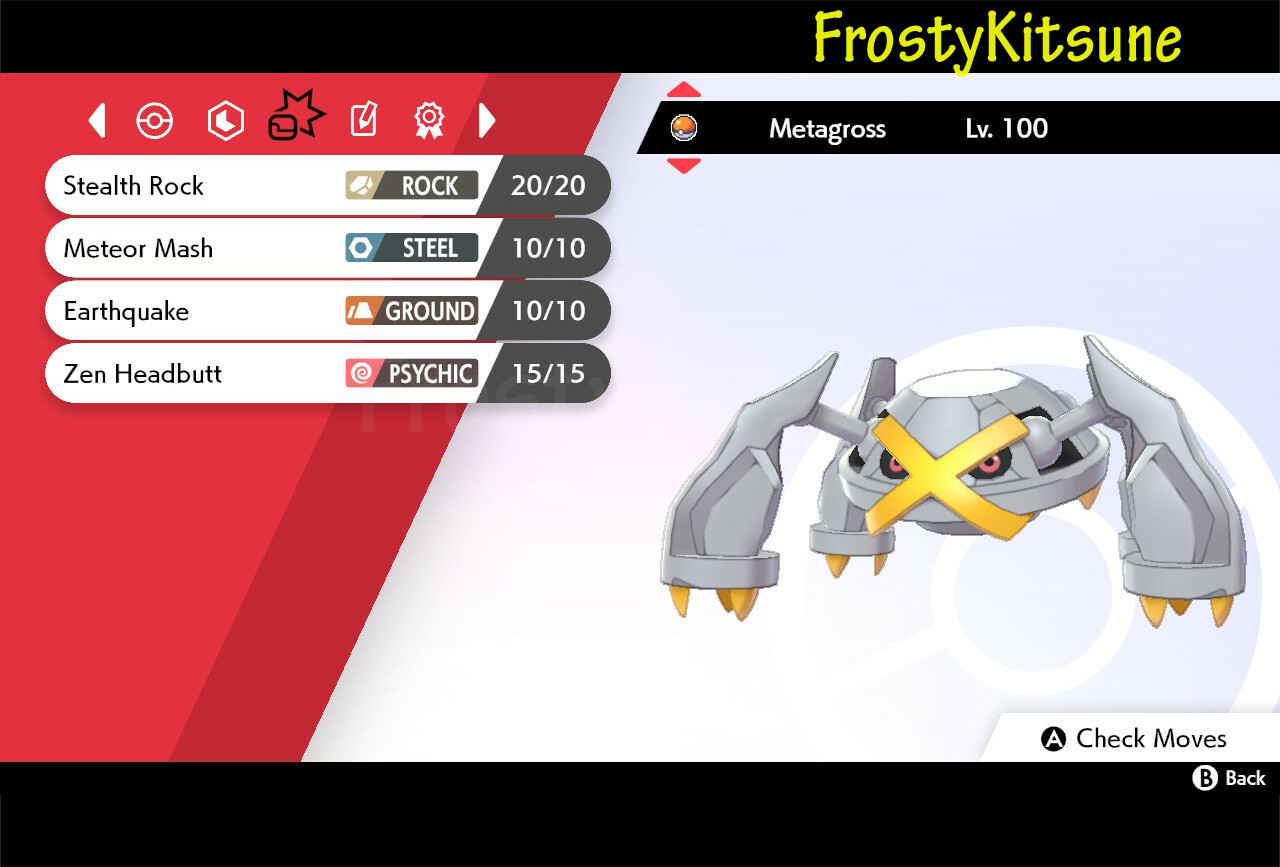 6IV Ultra Shiny Metagross & Beldum Pokemon Sword / Shield