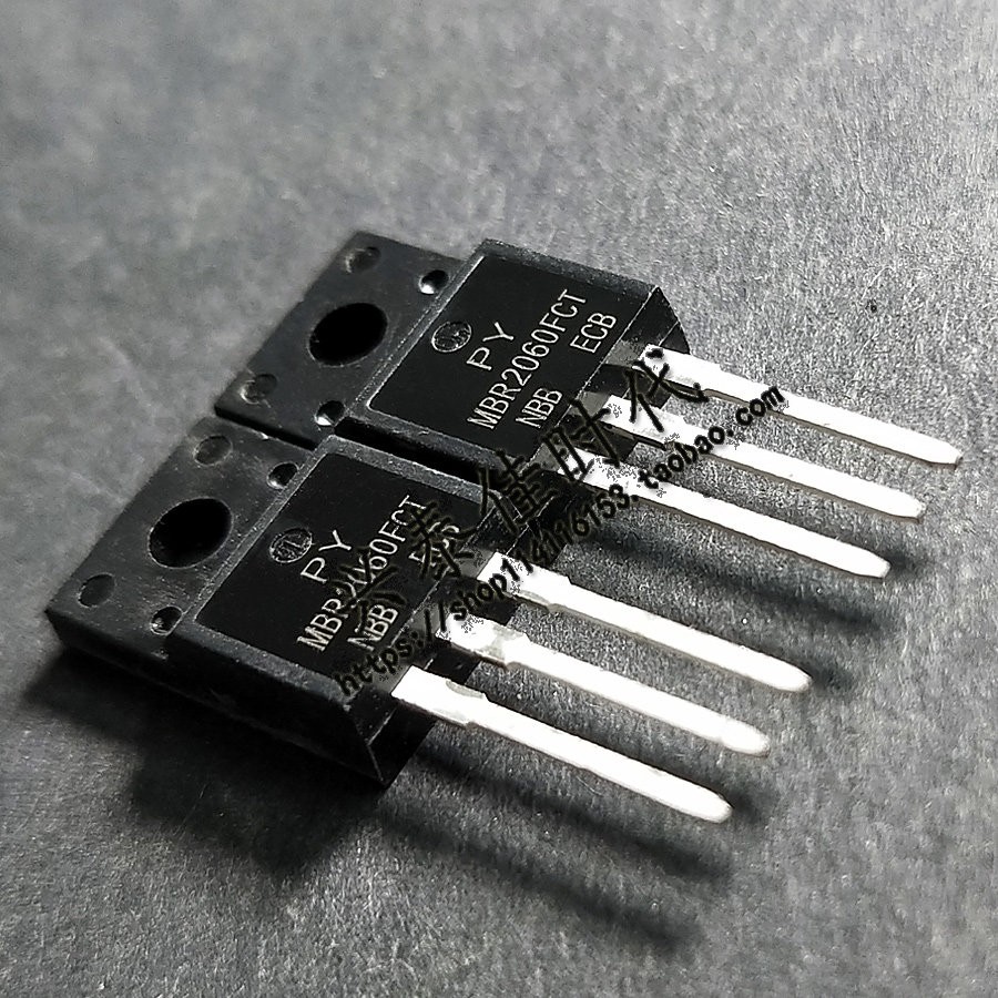 10PCS MBR2060FCT 20A/60V TO-220F Schottky Diode