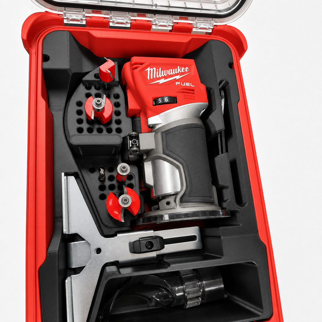 Organizer Insert Compact Router insert for Milwaukee Packout