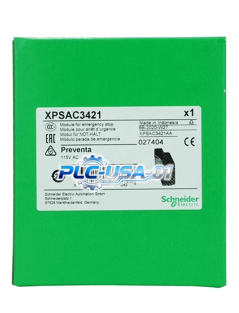 XPSAC3421 1PCS Brand New Schneider XPSAC3421 Safety Relay Fast delivery