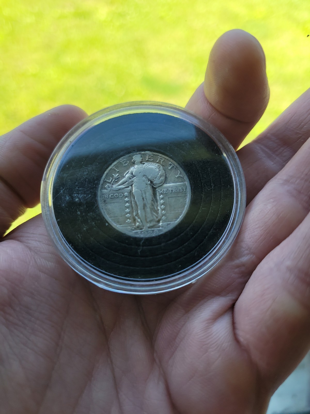 1928 Standing Liberty Quarter 25c Silver Coin