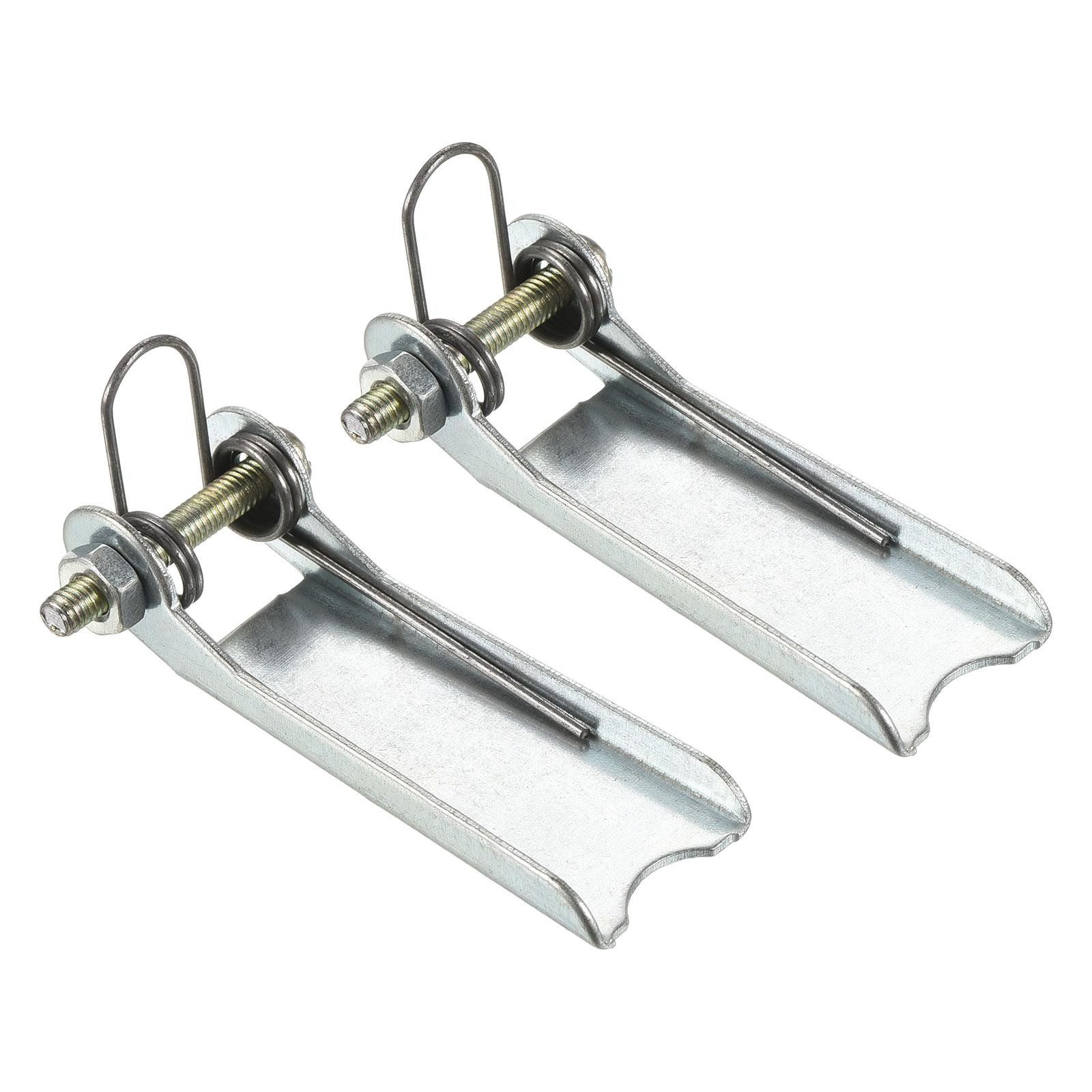 2pcs 1.7" Replacement Hooks Latch Metal Receiver Hitch for Trailer Silver