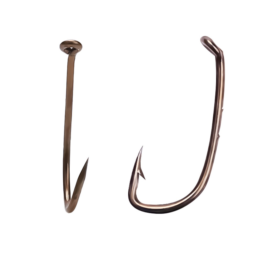 200Pcs Fishing Hook Rust Proof Sea Hook Long-Range Shot Decoupling Prevention