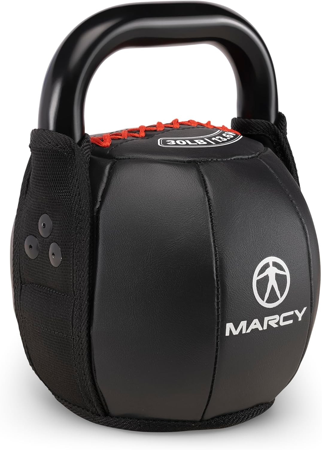 30LBS Strength Training Soft Kettlebell w/Handle for Weightlifting Conditioning