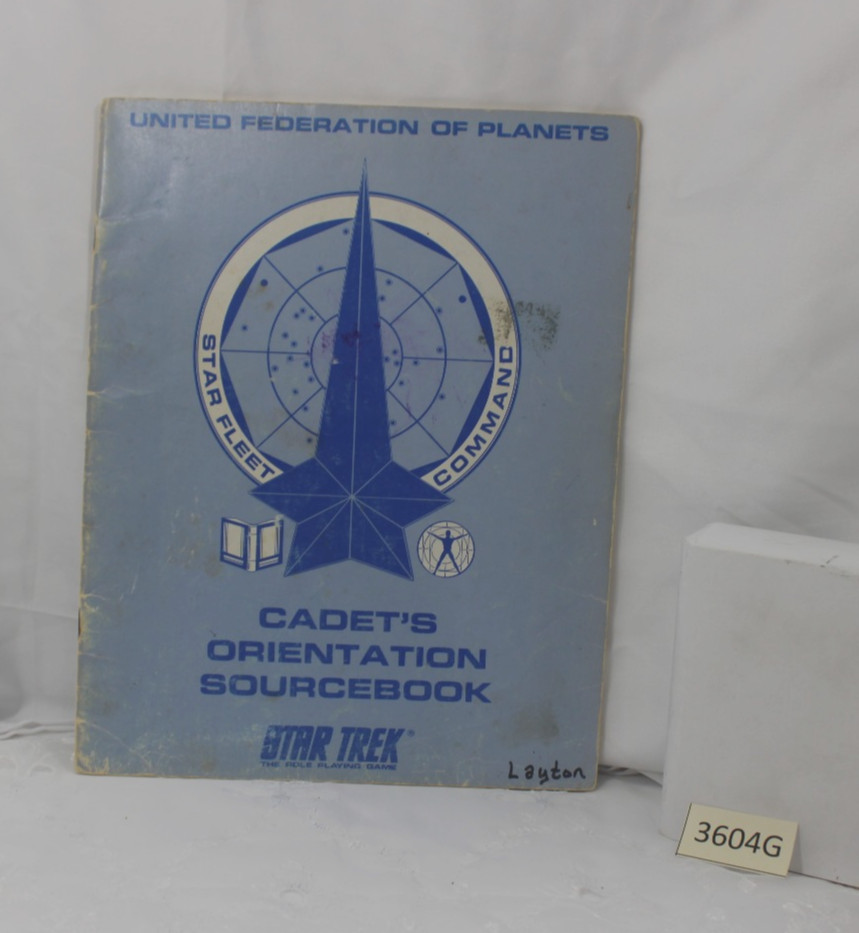 1983 STAR TREK UNITED FEDERATION OF PLANETS GAME OPERATIONS MANUAL, FASA  RPG