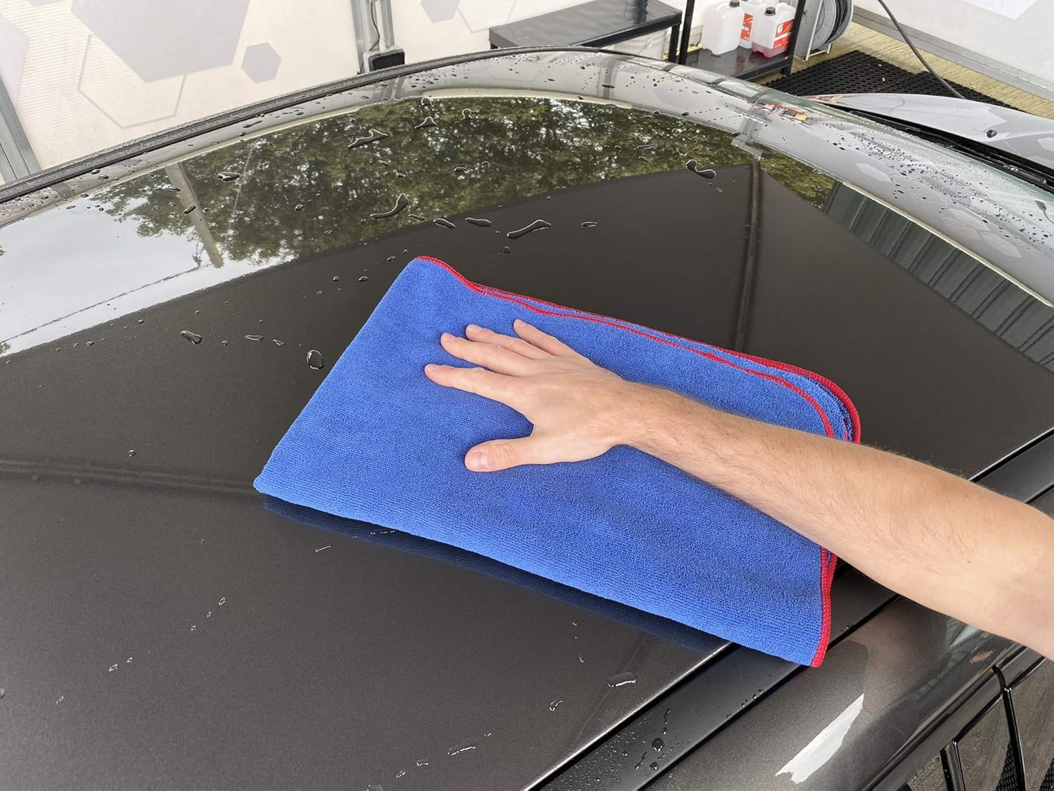Microfiber Drying Towel, Scratch Resistant, Ultra Split Fibers, Machine Washa...