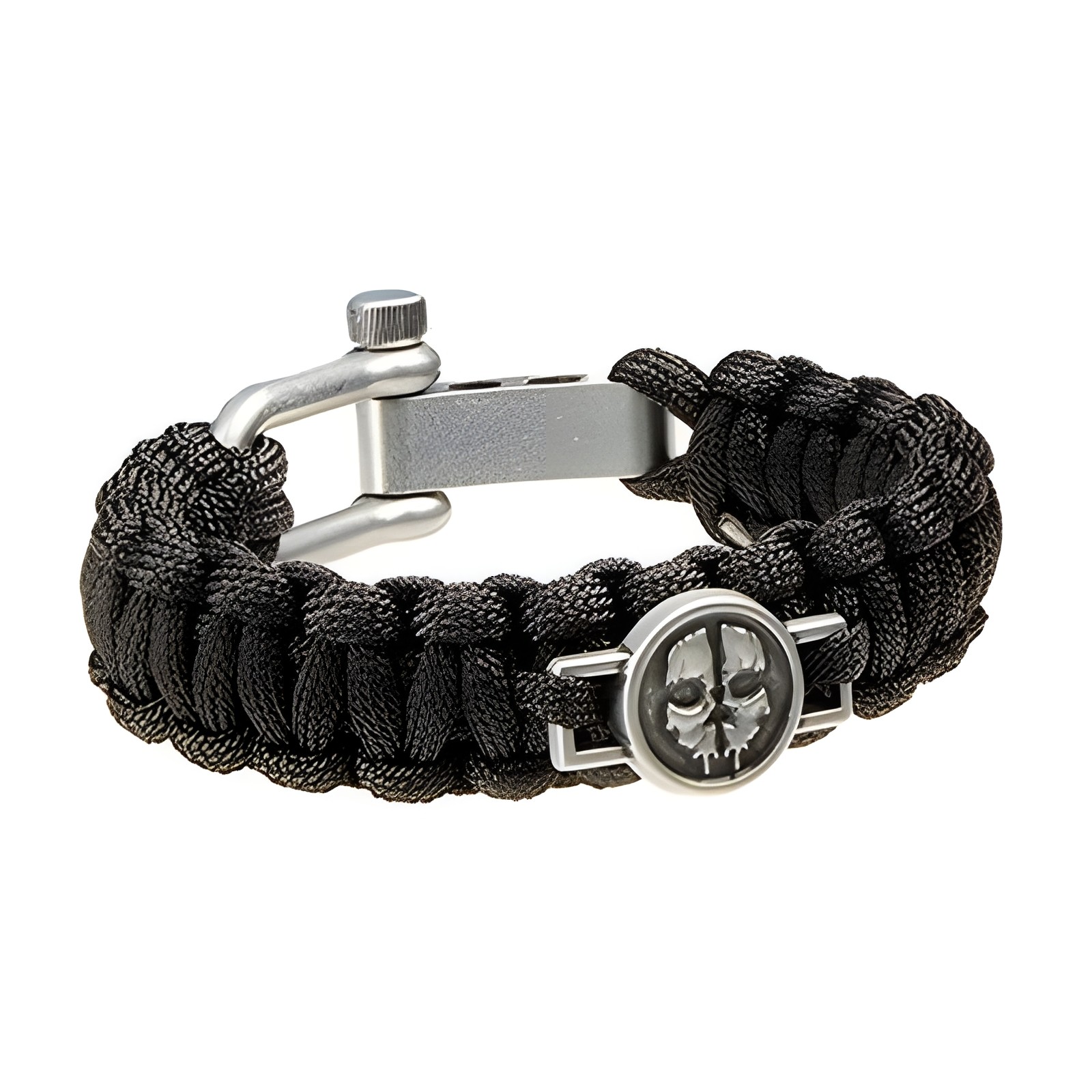 Call of Duty Ghosts Tactical Military Paracord Bracelet Black Strap Collectible