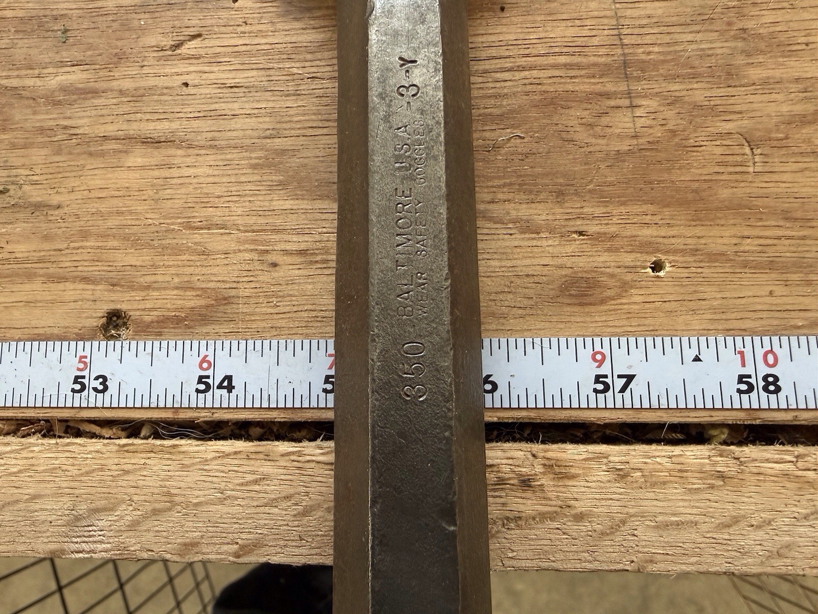 Vintage Chisel Marked BALTIMORE USA #350 3-Y