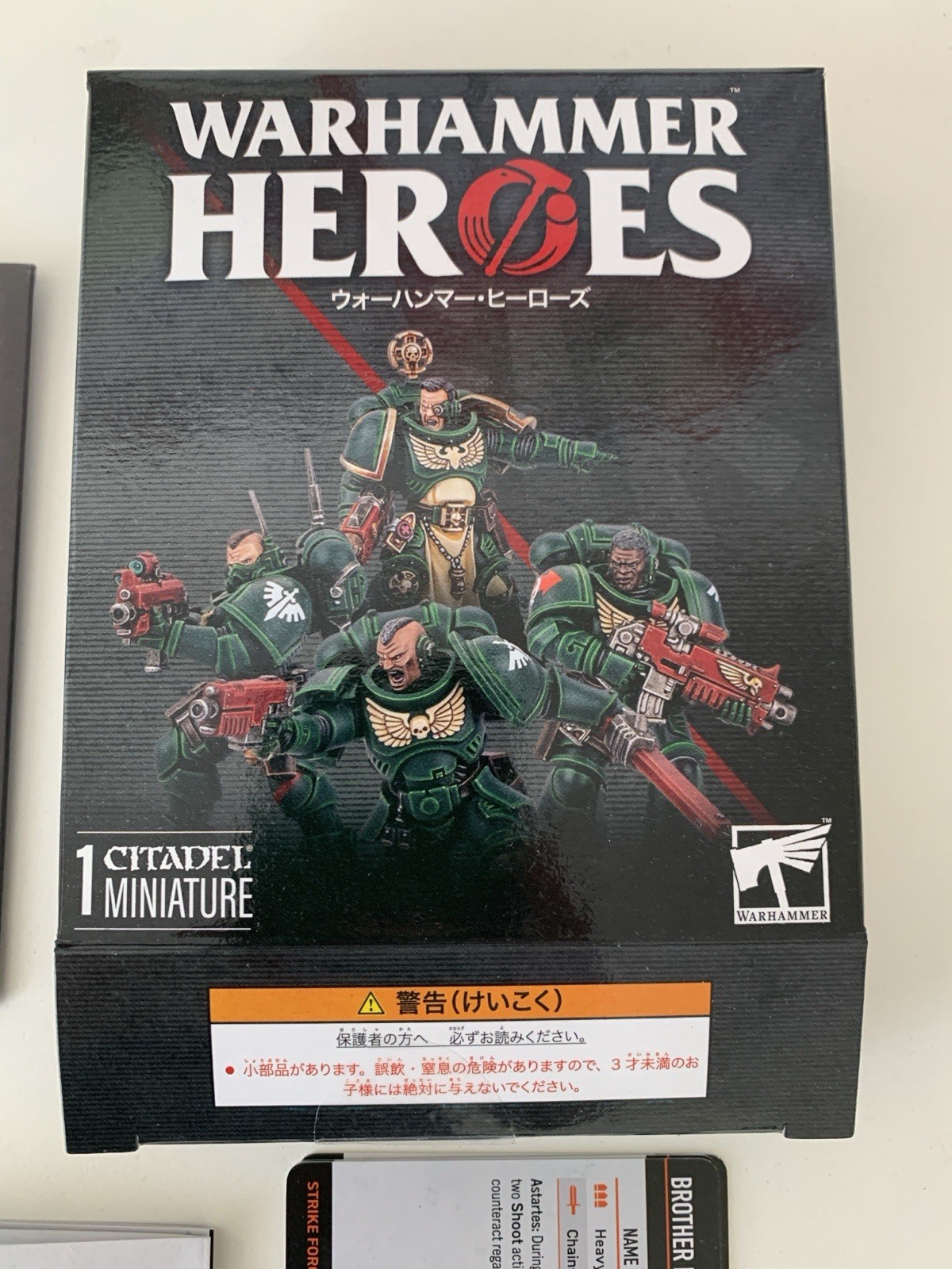 Warhammer Heroes Series 6 Brother Maphael Dark Angels NOS 40K. S8 Nos