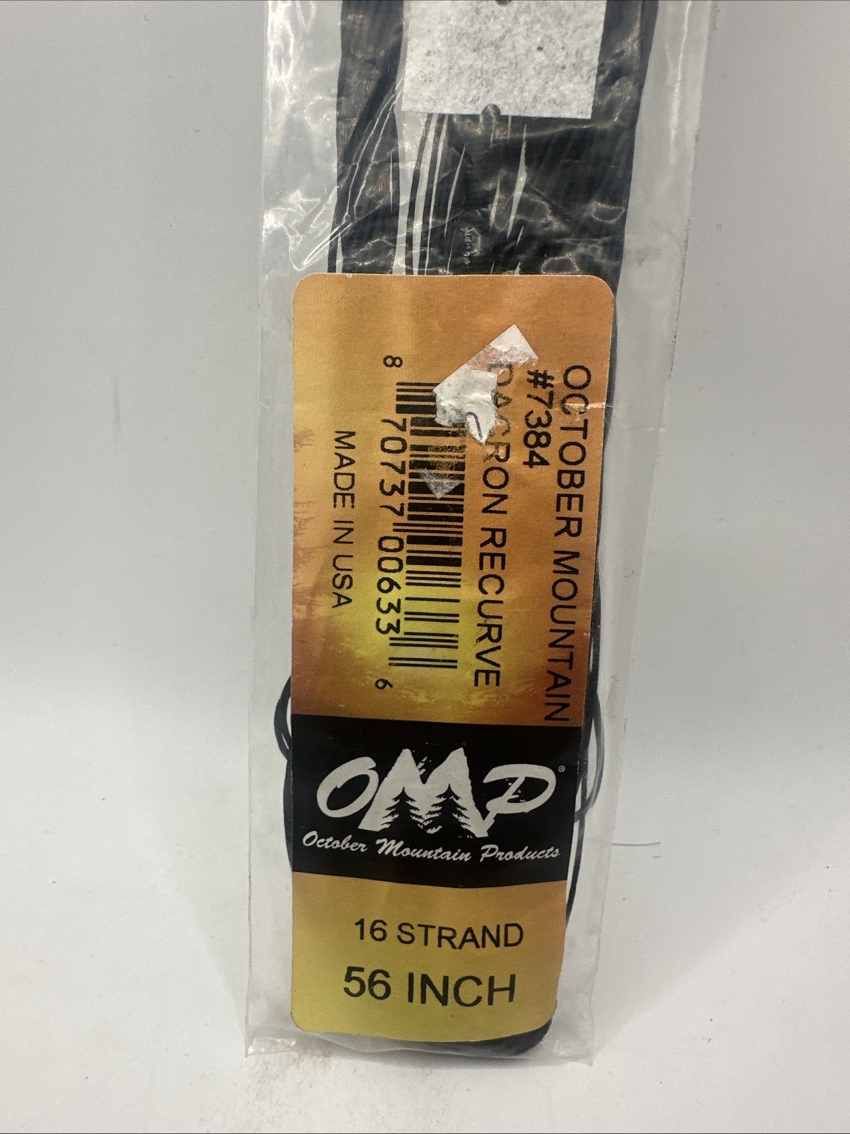 OMP October Mountain Products Recurve Bowstring – 56” Dacron, 16 Strand (#7384)