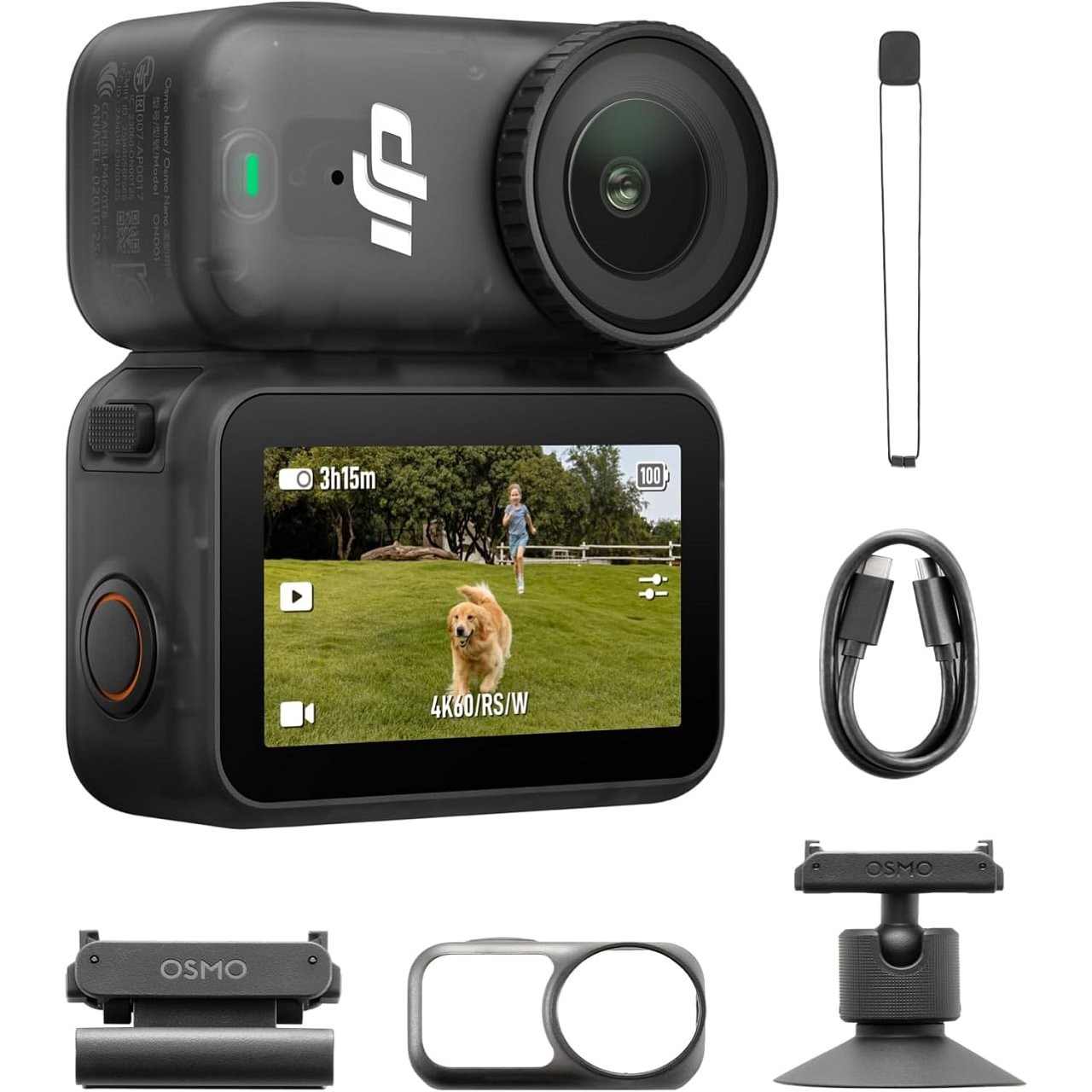 DJI Osmo Nano Standard Combo 128GB-Action Camera 4K/60fp VlogCamera 1/1.3″Sensor