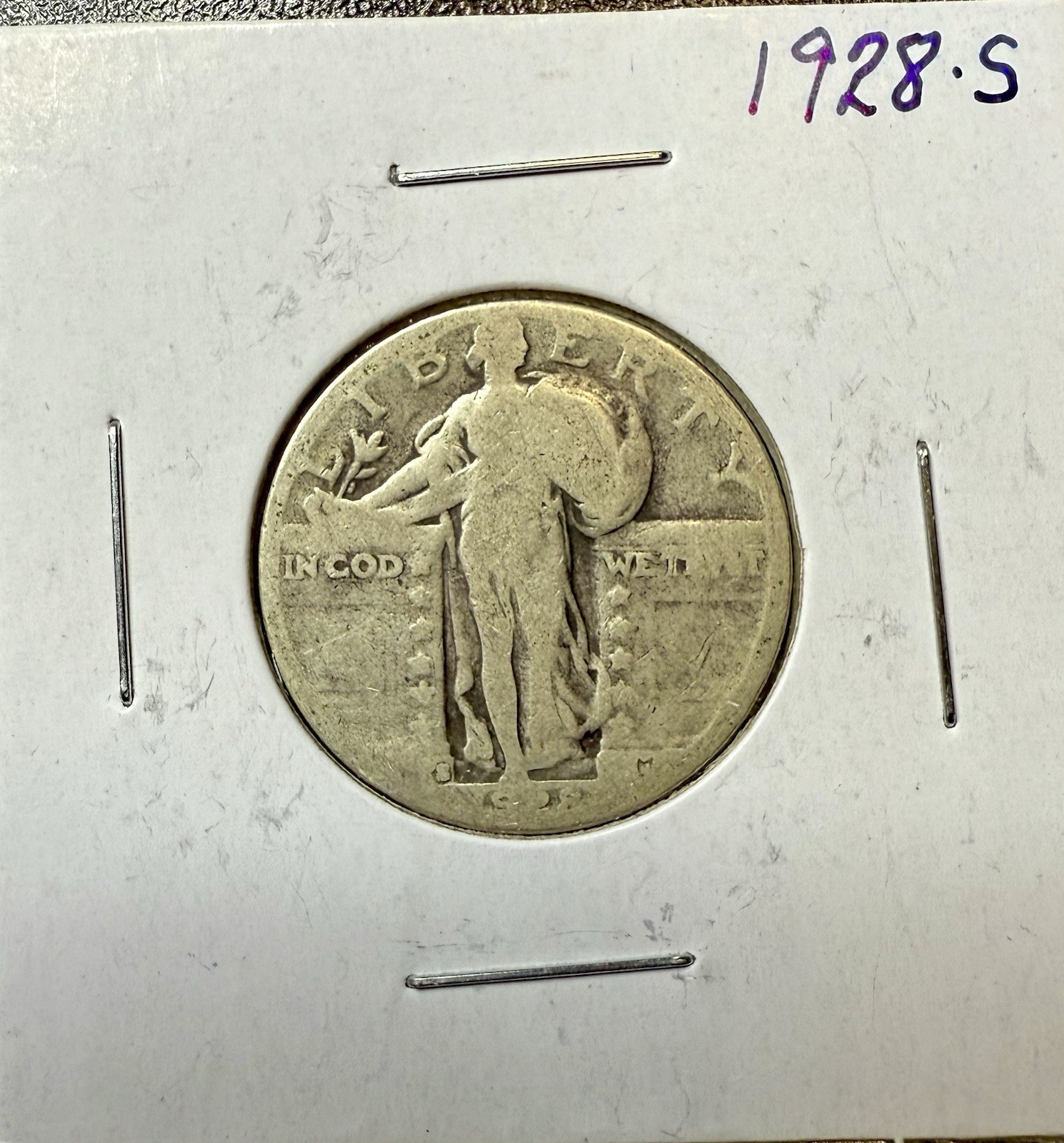 1928-S Standing Liberty Quarter - San Francisco 90% Silver