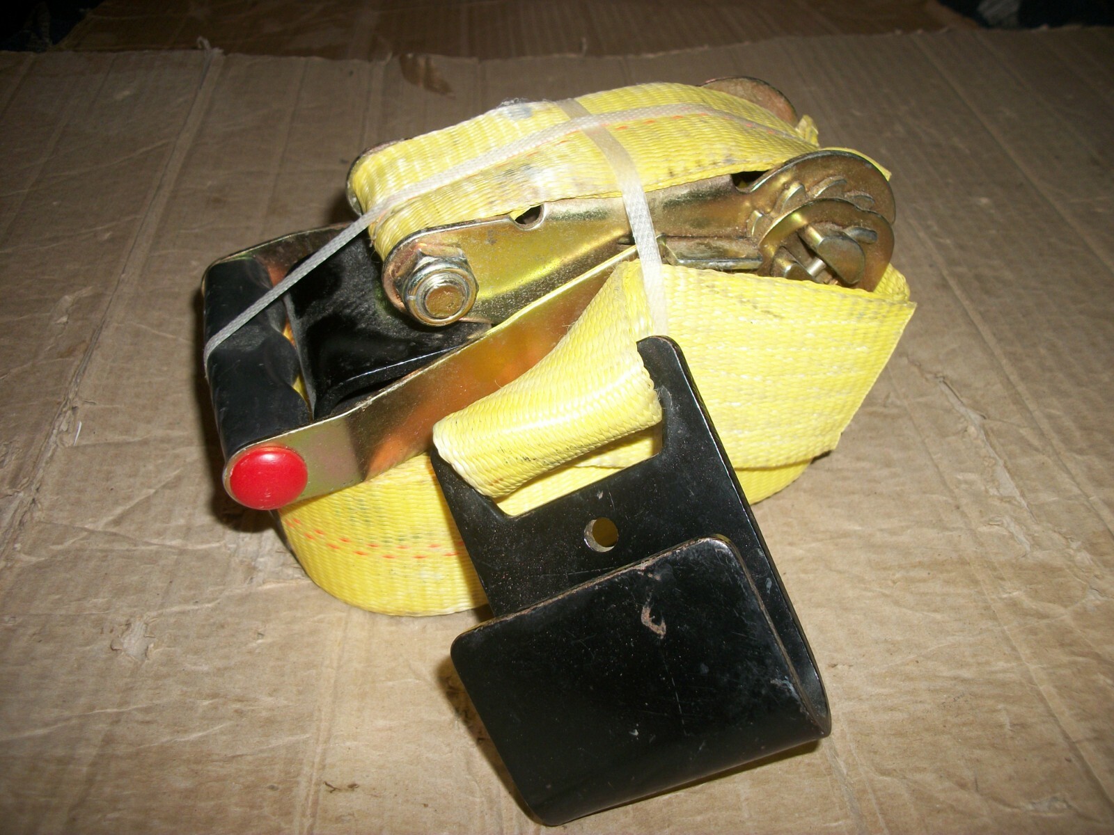 1 Keeper Flatbed Truck/Trailer Ratchet Strap 2" X 27' 10,000 LBS Cargo Flat Hook