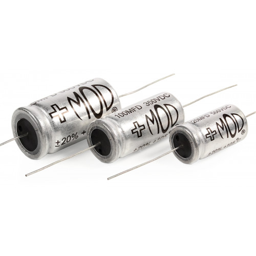 MOD 50uF @ 100V Axial Electrolytic Capacitor - Hi Temp - For Tube / HiFi Amps