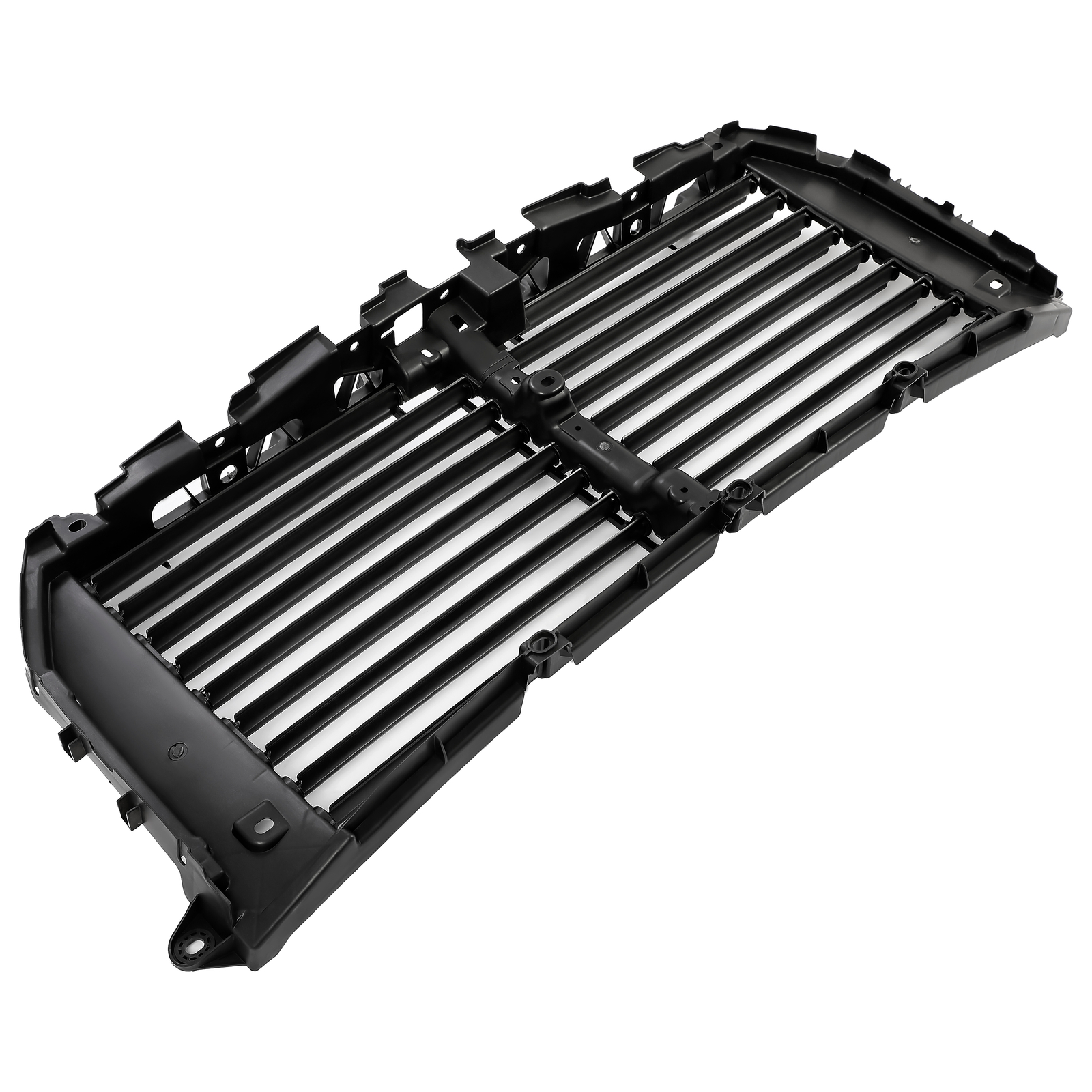 For Ford F-150 2015-2017 Front Upper Radiator Grille Air Shutter Assembly Black