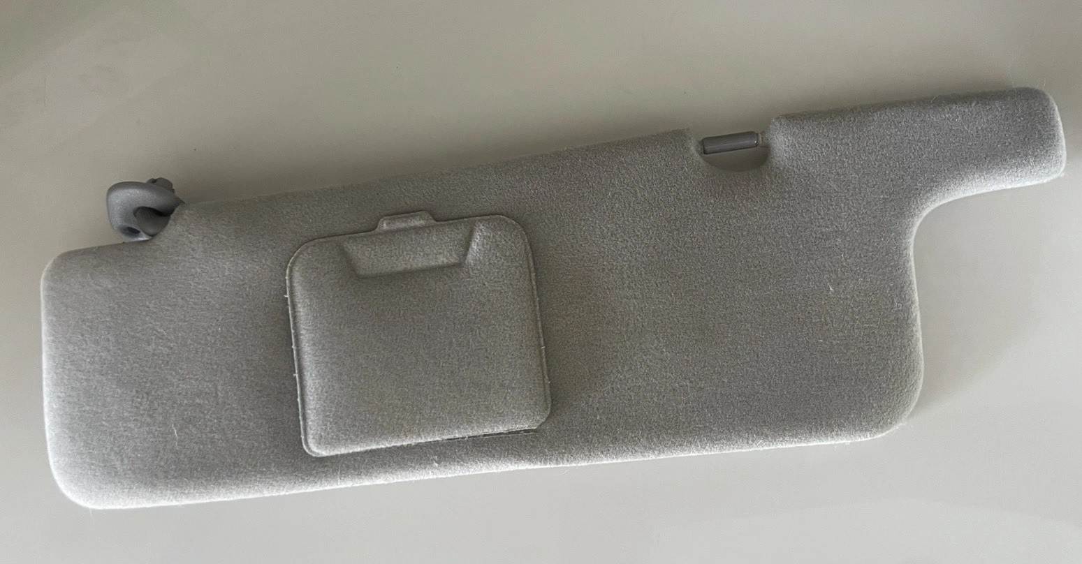 2001 2002 2003 TOYOTA PRIUS DRIVER SIDE SUN VISOR GRAY COLOR 29694054 TOYOTA OEM