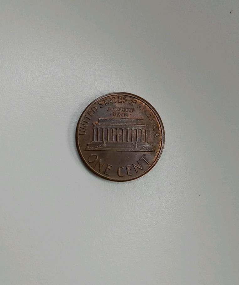 Error 1986 Lincoln Penny- Rim Run - Die Crack