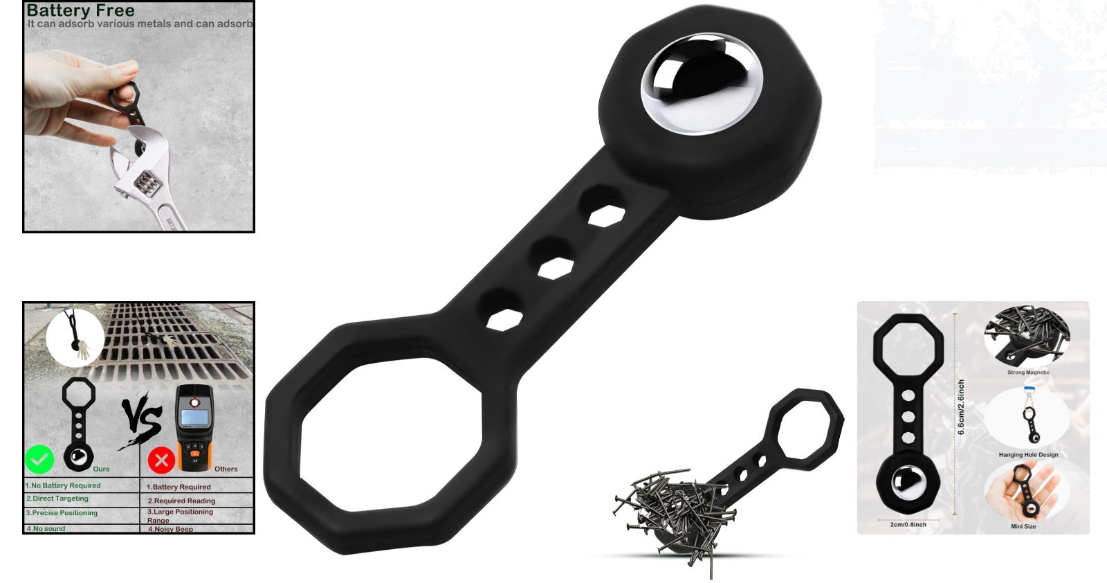 User-Friendly Stud Finder Wall Scanner - Detects Metal and Wood with Ease