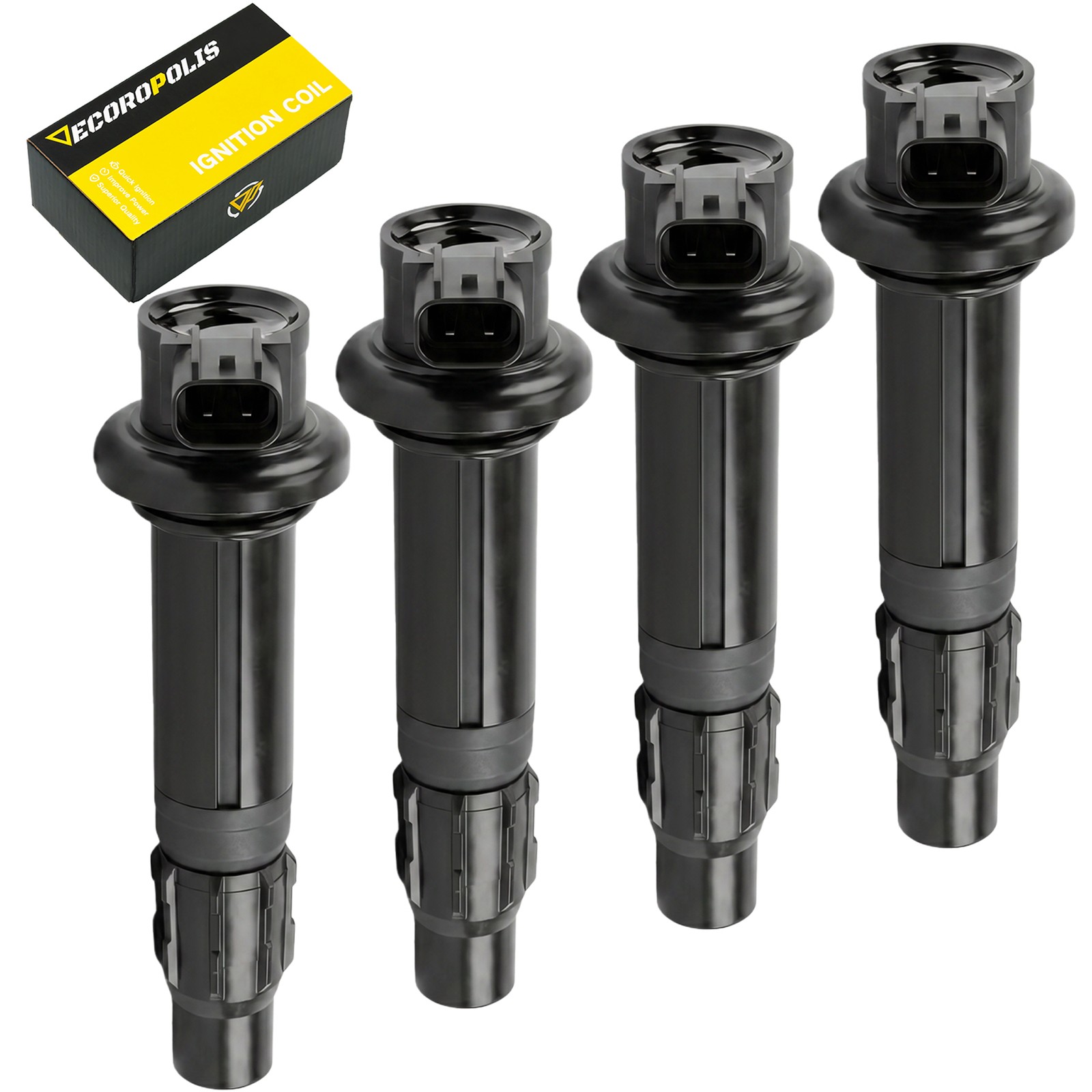 4PCS Ignition Coil Pack 4C8-82310-00-00 F6T568 For Yamaha YZF-R1 YZF-R6 07-16