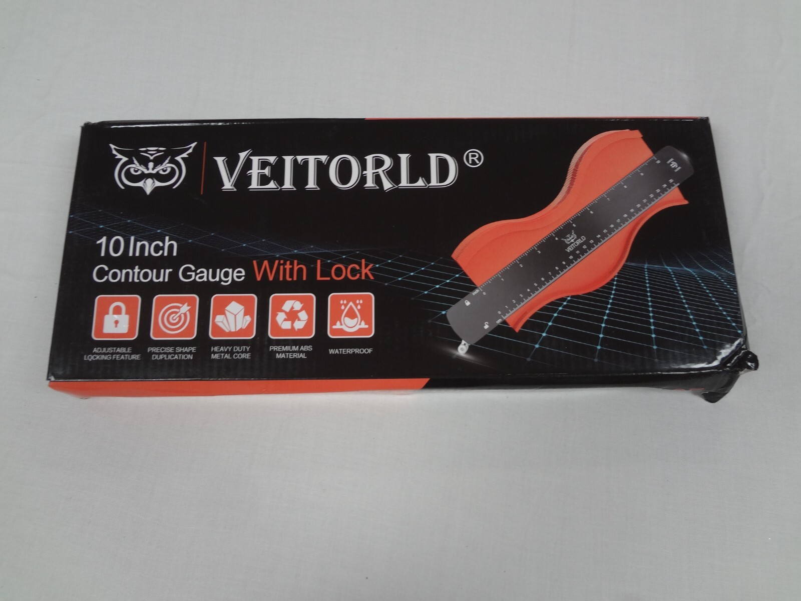VEITORLD 10" CONTOR GUAGE WITH LOCK - NEW IN PACKAGE