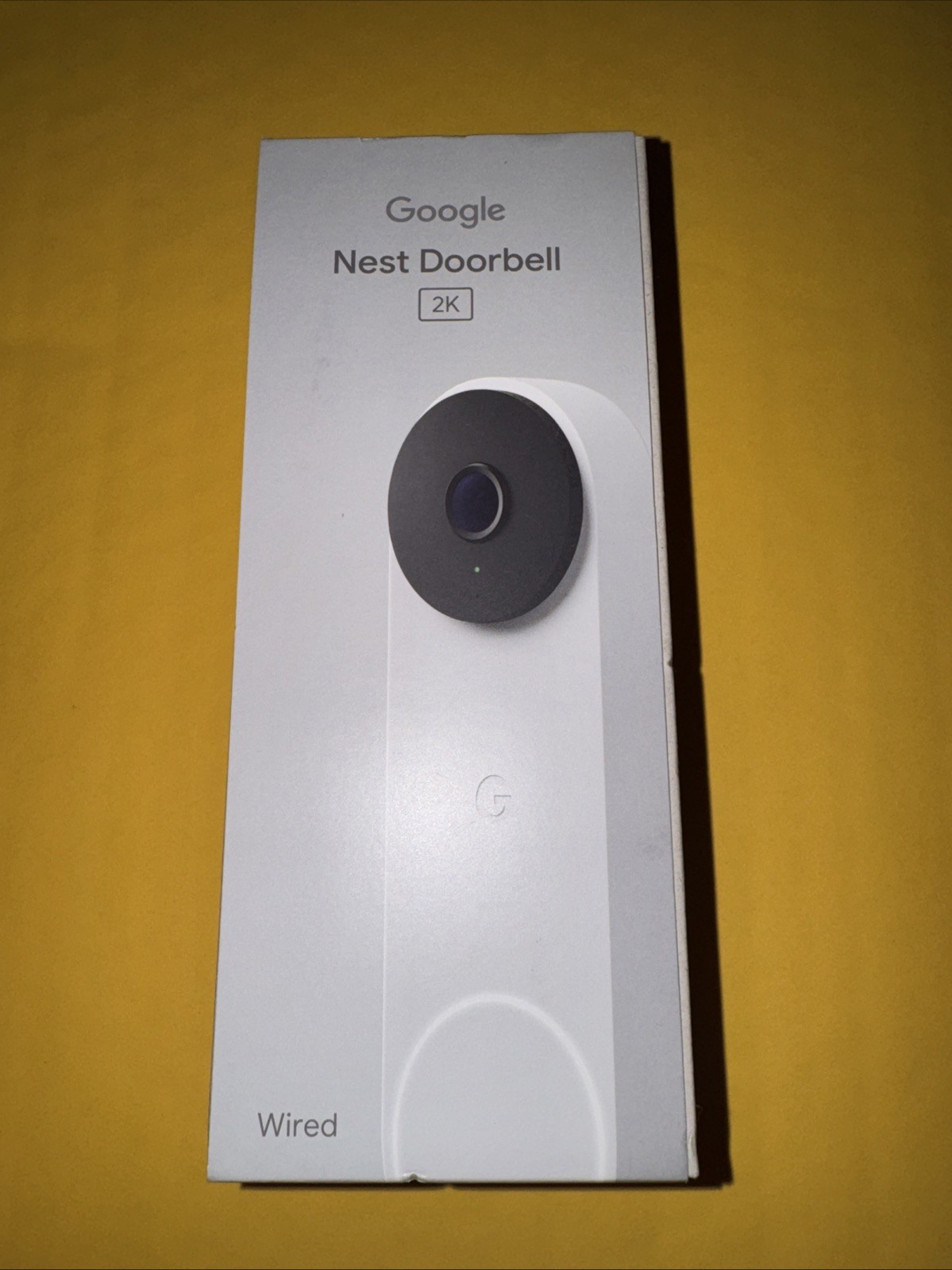 Google Nest Video Doorbell Wired 3rd Gen 2K Gemini SNOW G1N