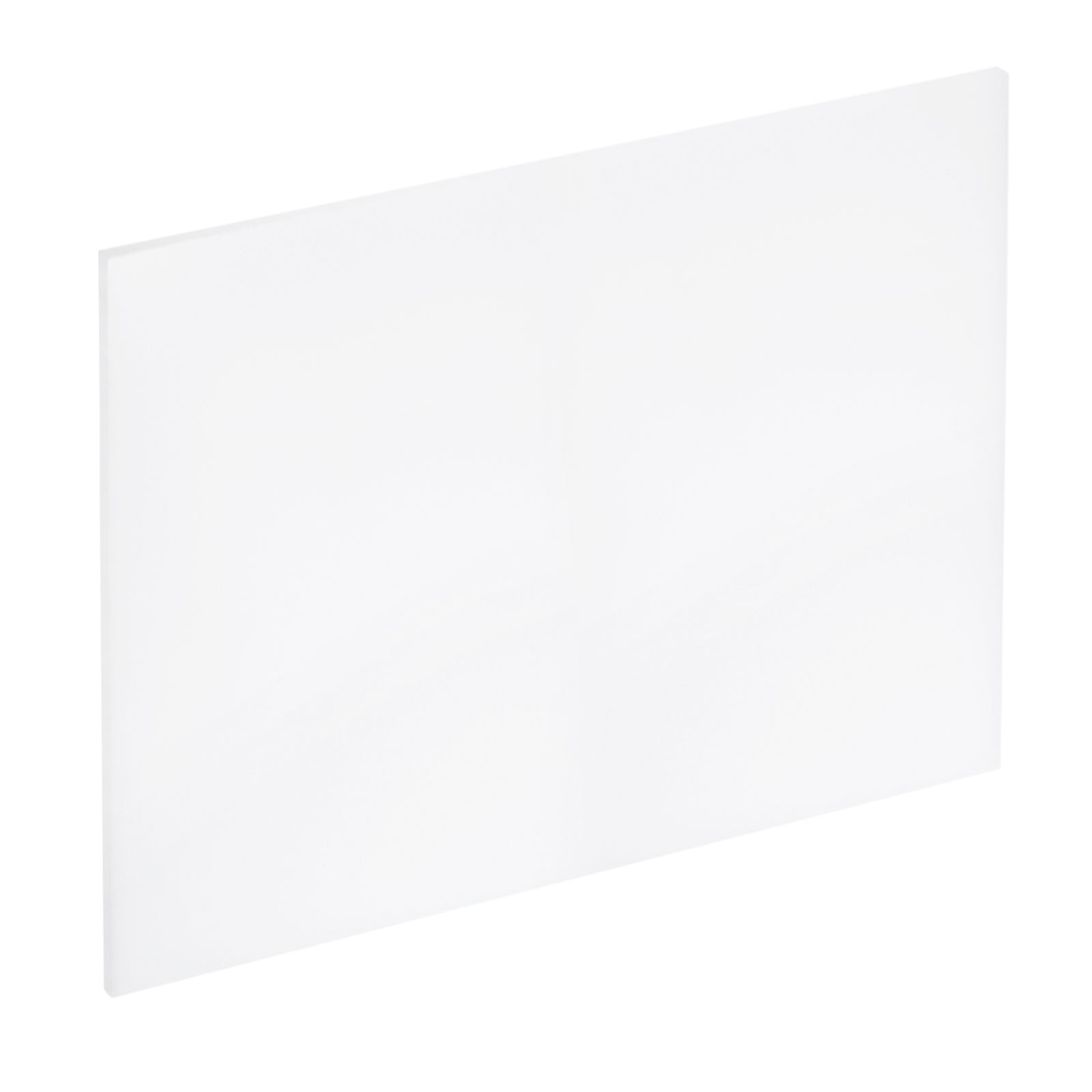 HDPE Plastic Sheet 1/4" Thick, 20" x 24" Polyethylene Plastic Blocks, White