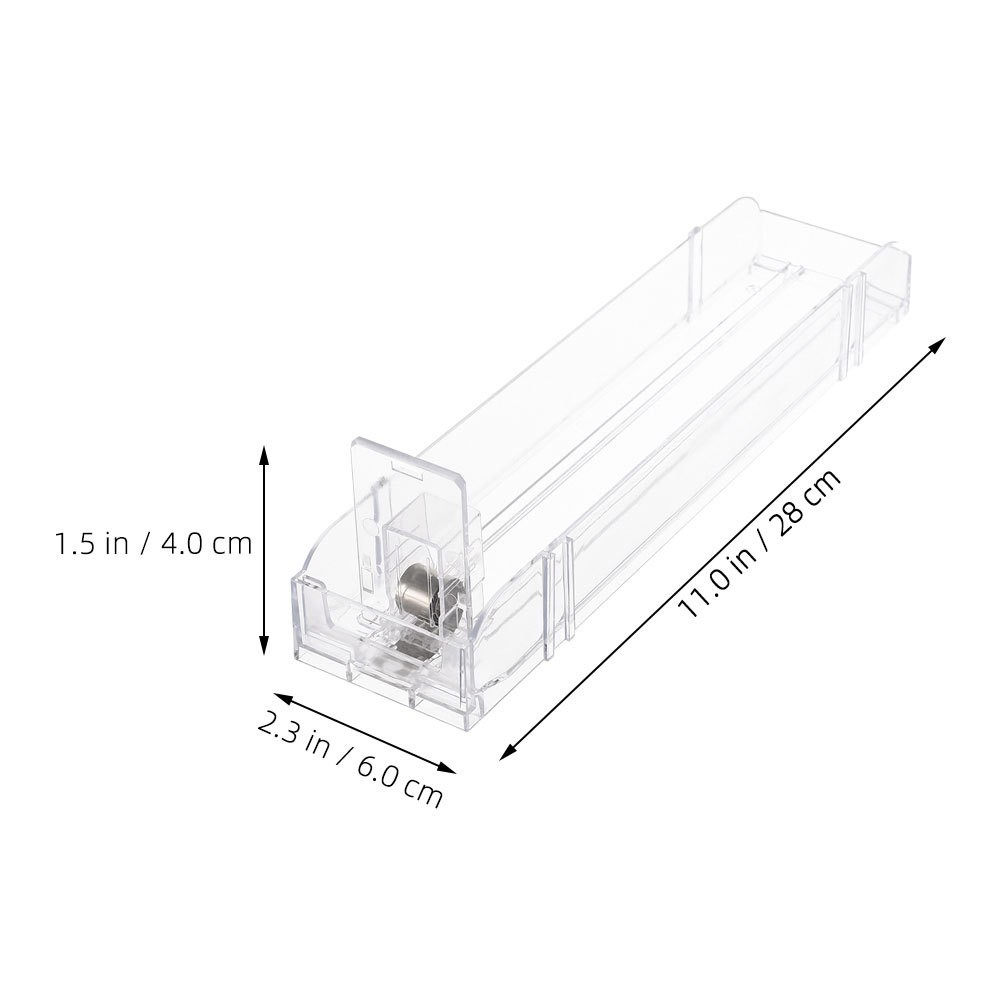 6 Pcs Self Pushing Fridge Drink Organizer Cigarette Pusher Tray Shelves