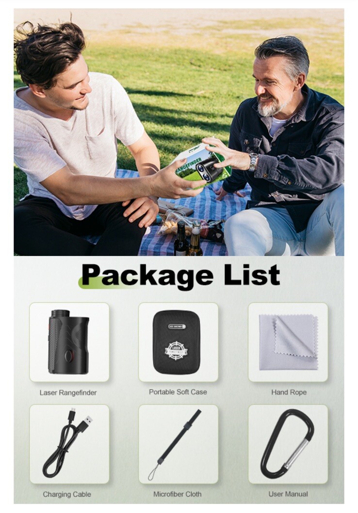 Range Finder Golf Rangefinder with Slope, Laser Range Finder New Open Box